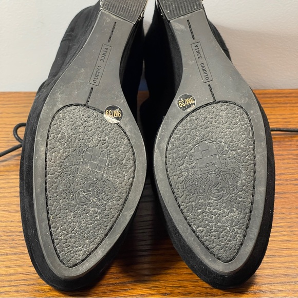 Vince Camuto Suede Wedge Ankle Boot - Picture 3 of 11